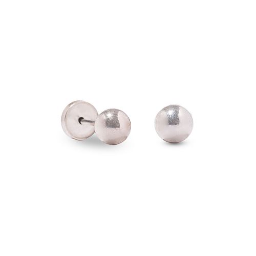 Aros Abridores Bolita 4 de Plata 925